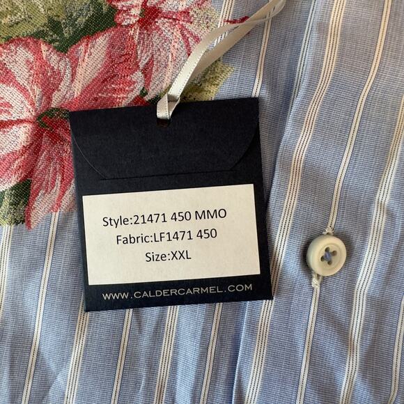 NWT Calder Carmel Limited Ed 1/70 Button Down Long Sleeve Floral Shirt Size XXL - Picture 7 of 12